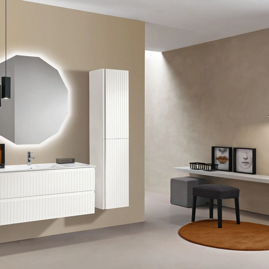 Mobile da Bagno sospeso Artico Bianco di Modo Bluelife