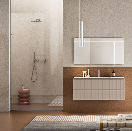 Mobile da Bagno sospeso Artico Tortora di Modo Bluelife