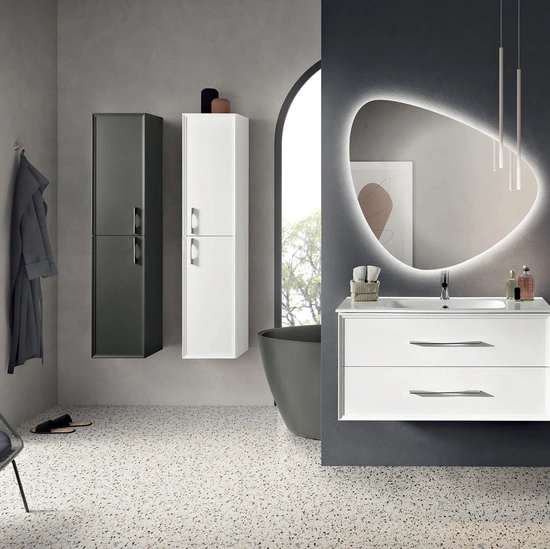 Mobile da Bagno sospeso Classic Bianco di Modo Bluelife
