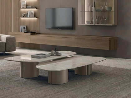 Tavolino Nemo con top in gres di Tomasella