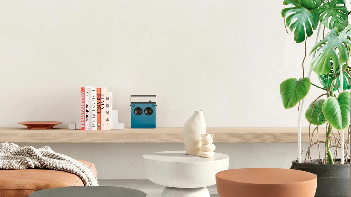 Tavolino in microcemento Tosca di Ikone Casa