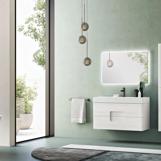 Mobile da Bagno Arco Larice Bianco di Modo Bluelife