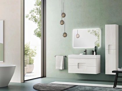 Mobile da Bagno Arco Larice Bianco di Modo Bluelife