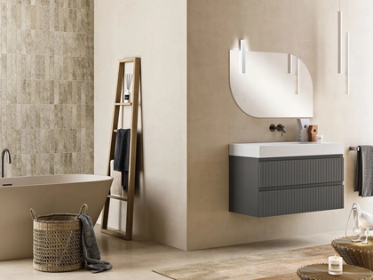Mobile da Bagno sospeso Artico Antracite di Modo Bluelife