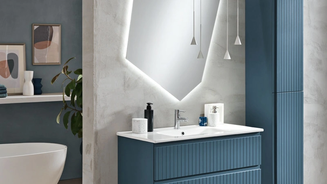 Mobile da Bagno sospeso Artico Blu di Modo Bluelife