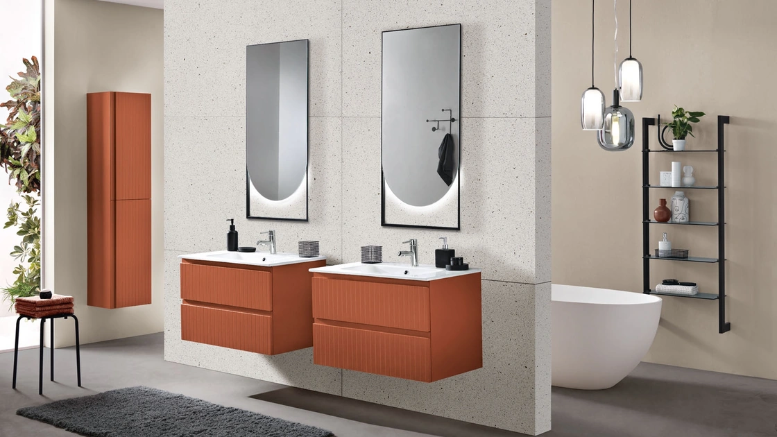 Mobile da Bagno sospeso Artico Ruggine di Modo Bluelife