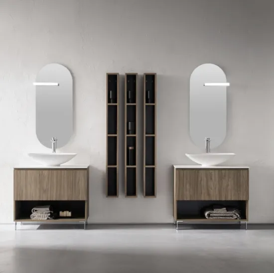 Mobile Bagno da appoggio in nobilitato effetto legno B-GO BG024 di Compab