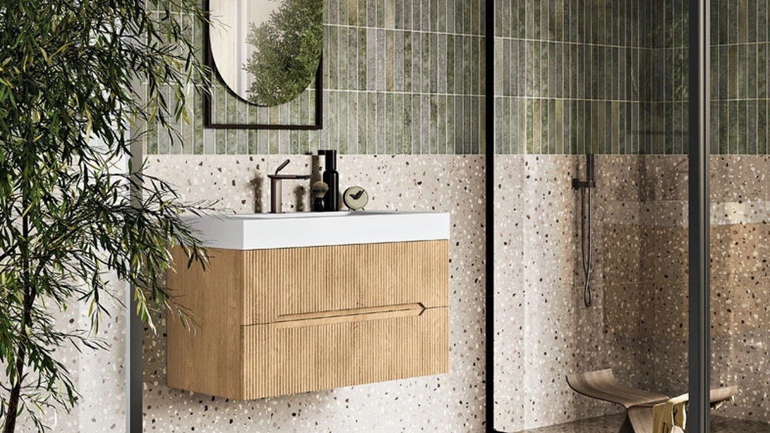 Mobile da Bagno sospeso Balos Rovere Chiaro di Modo Bluelife