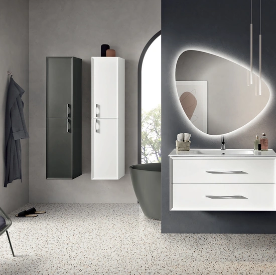Mobile da Bagno sospeso Classic Bianco di Modo Bluelife