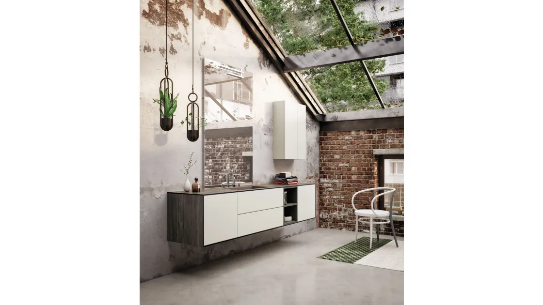 Mobile da Bagno LC Composizione 1 di Puntotre