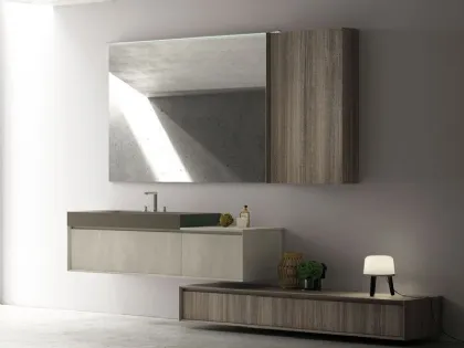 Mobile da Bagno M2 Composizione 4 di Puntotre