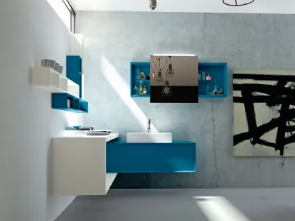 Mobile da Bagno M2 Composizione 6 di Puntotre