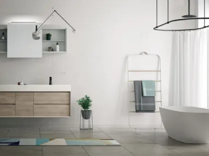 Mobile da Bagno M3 Composizione 127 di Puntotre
