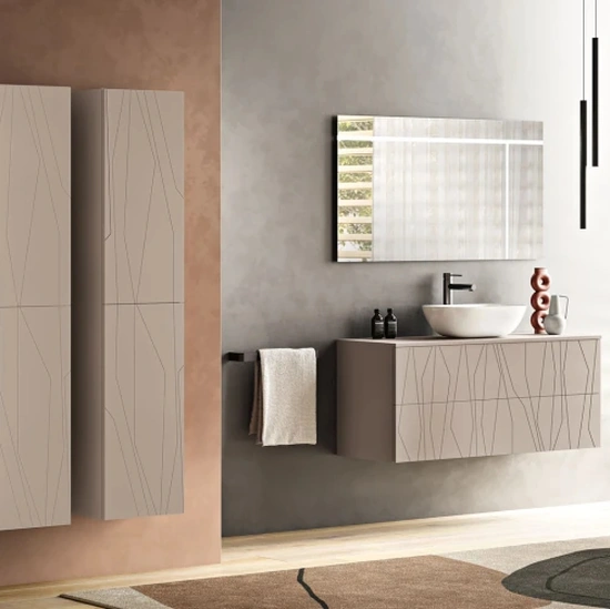 Mobile da Bagno sospeso Minos Tortora di Modo Bluelife