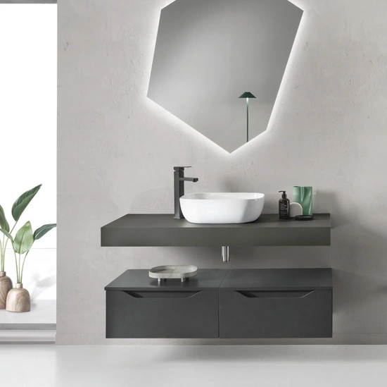 Mobile da Bagno Mixi Grafite di Modo Bluelife