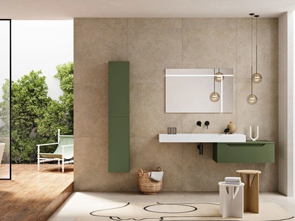 Mobile da Bagno Mixi Verde di Modo Bluelife