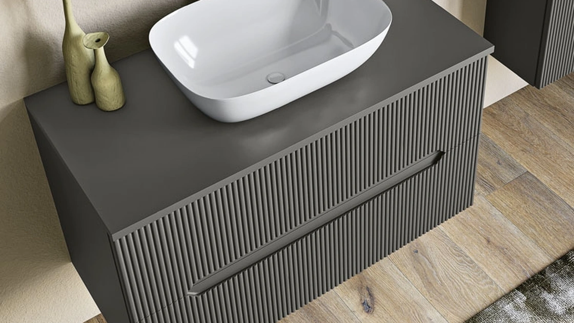 Mobile da Bagno sospeso Balos Antracite di Modo Bluelife