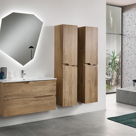 Mobile da Bagno sospeso Bora Rovere Nodi di Modo Bluelife