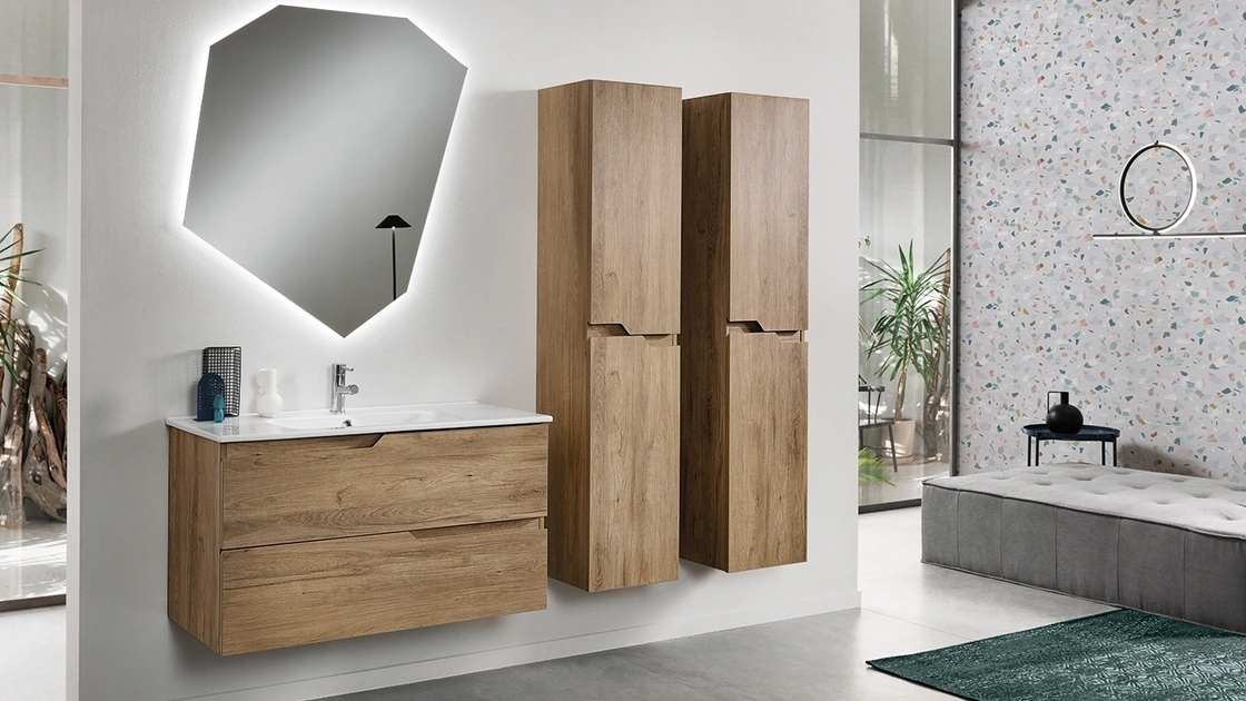 Mobile da Bagno sospeso Bora Rovere Nodi di Modo Bluelife