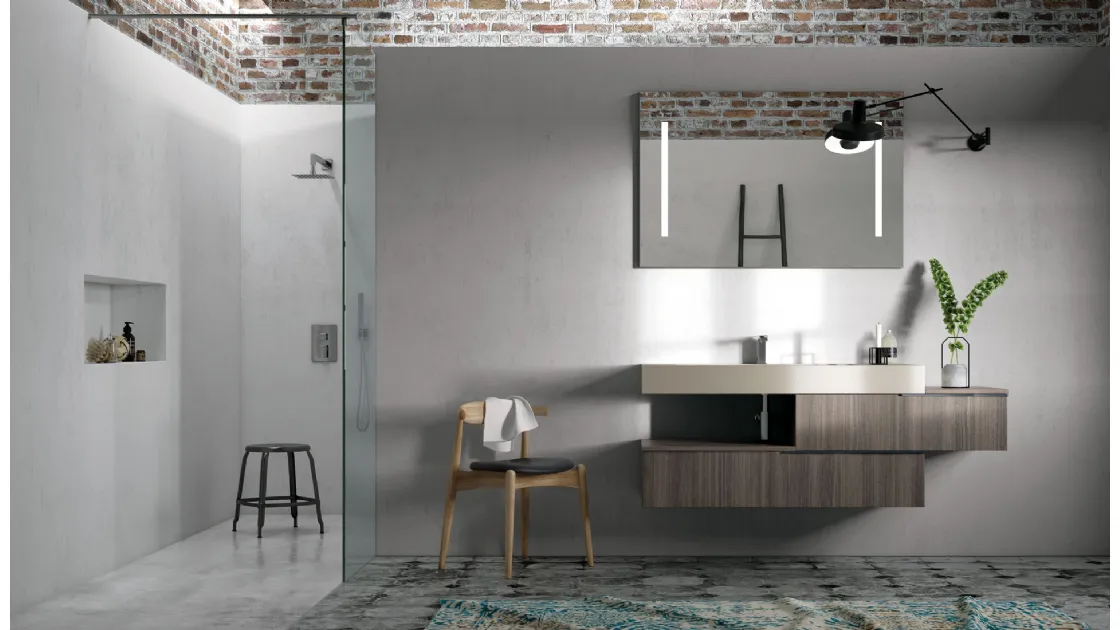 Mobile da Bagno News 1 News 2 Composizione 3 di Puntotre