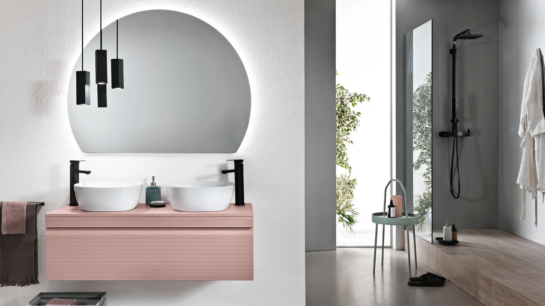 Mobile da Bagno sospeso Rio Rosa Polvere di Modo Bluelife