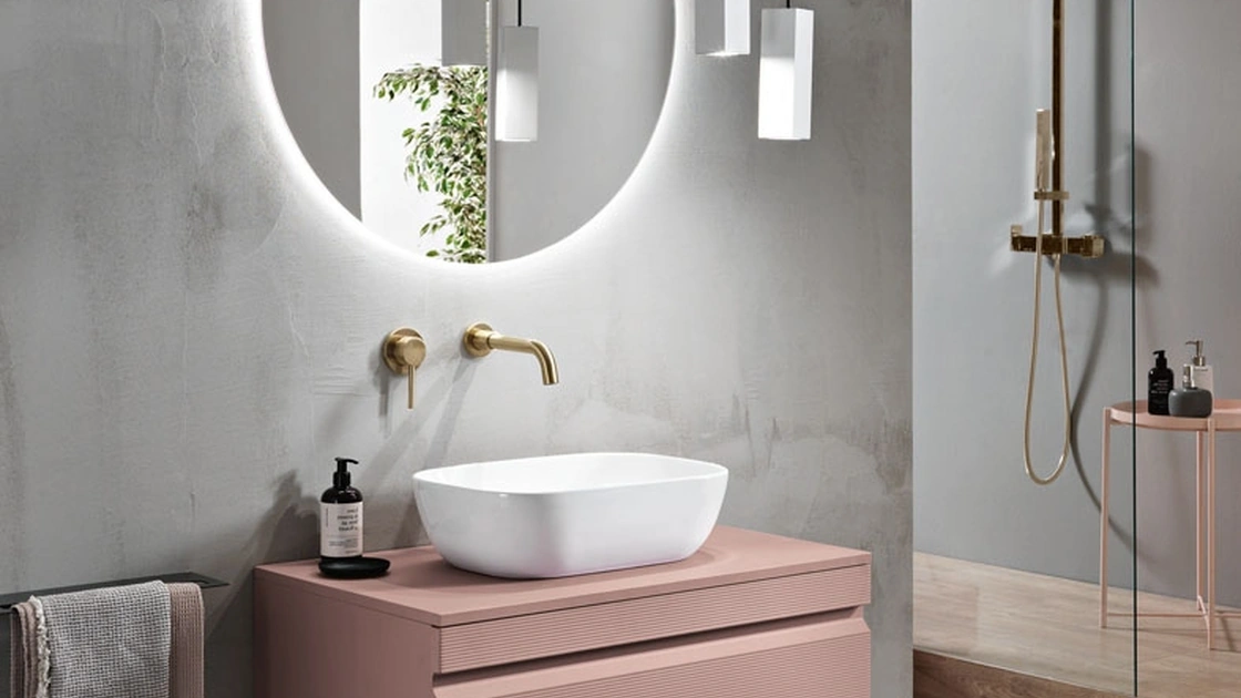 Mobile da Bagno sospeso Rio Rosa Polvere di Modo Bluelife