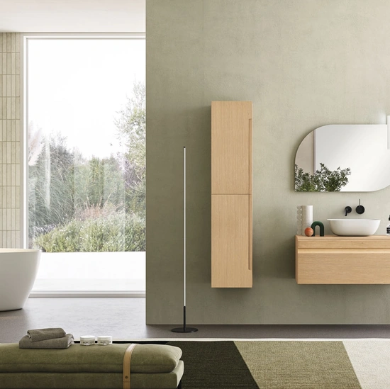 Mobile da Bagno sospeso Rio Rovere Chiaro di Modo Bluelife