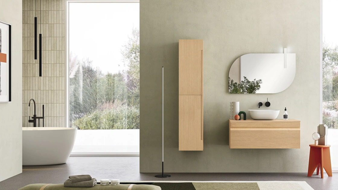 Mobile da Bagno sospeso Rio Rovere Chiaro di Modo Bluelife
