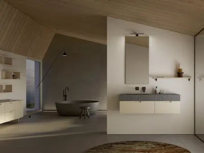 Mobile da Bagno sospeso STRATOS OS07 di Compab