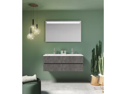 Mobile da Bagno sospeso in laminato Up & Down 06 di Puntotre