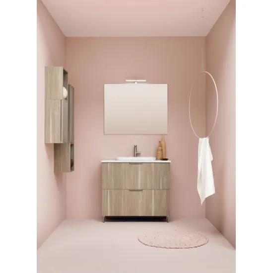 Mobile Bagno da appoggio in melaminico UPDATE UP002 di Compab