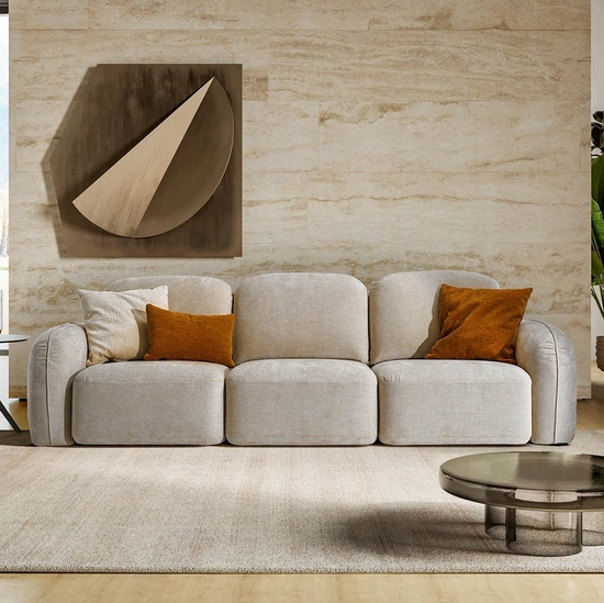Divano lineare con sedute allungabili Susa di Le Comfort