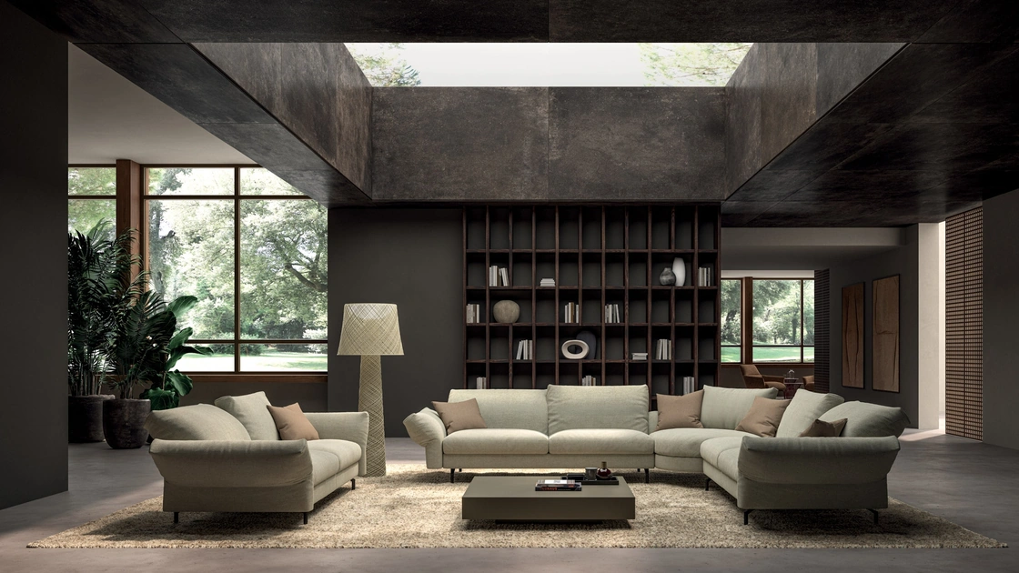 Salotto angolare Wind di Biba Salotti