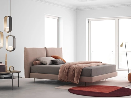 Letto moderno imbottito Icaro di Biba Salotti