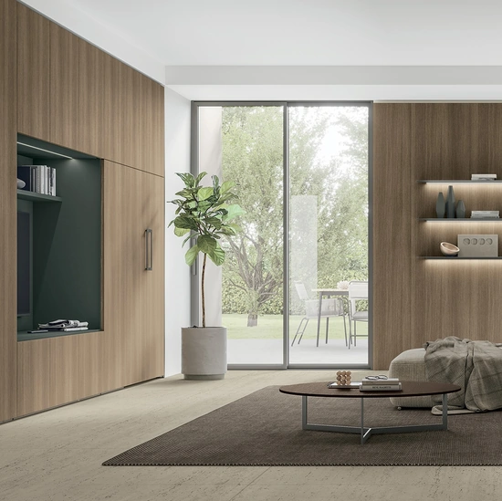 Parete Attrezzata Logica Plus UNIT 02 di Tomasella