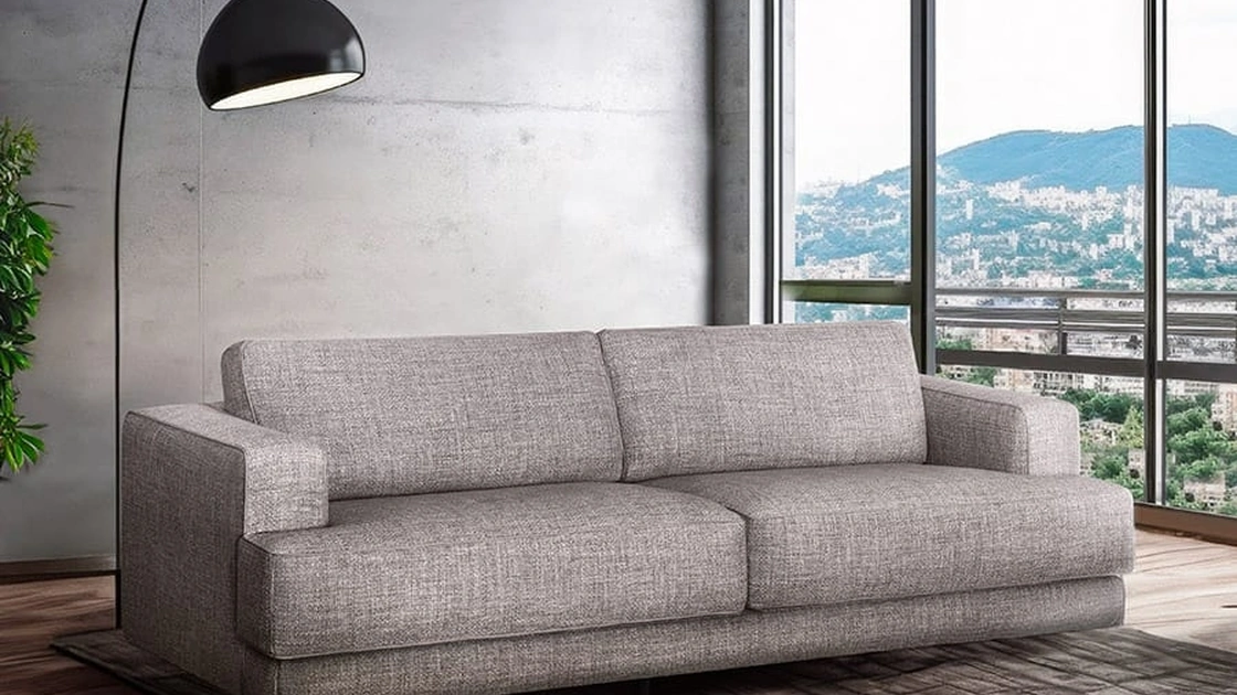 Divano lineare Scott di Cava Divani