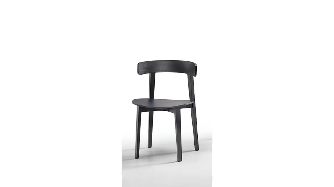 Sedia in legno Maya S L LG di Midj