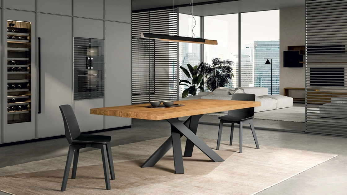 Tavolo in legno Foxi di FGF Mobili