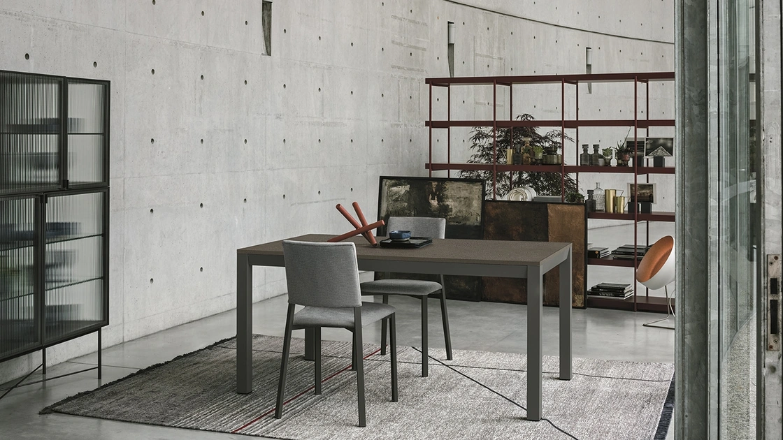 Tavolo allungabile Space in materico calce di Sedit