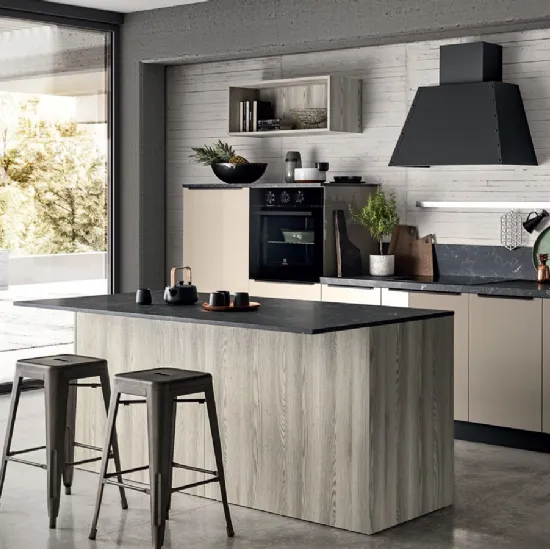 Cucina Moderna in laccato lucido Easy 019 di Ar-due