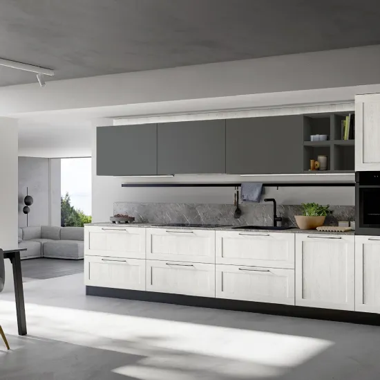 Cucina Moderna lineare Easy 019 di Ar-due