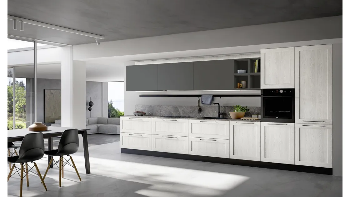 Cucina Moderna lineare Easy 019 di Ar-due