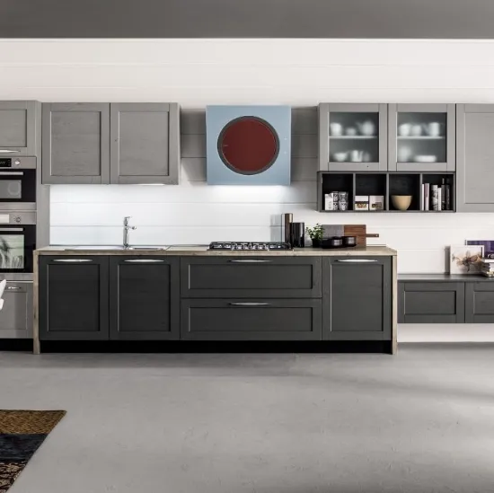 Cucina Moderna Curry in Rovere laccato di Arrex