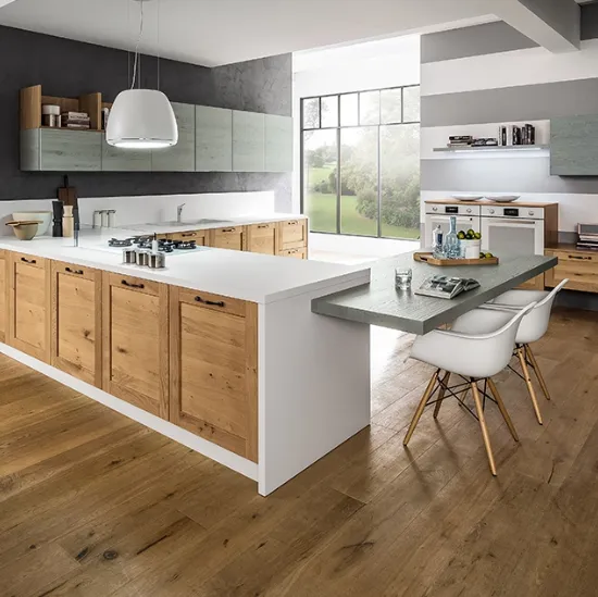 Cucina Moderna Curry Rovere Naturale di Arrex