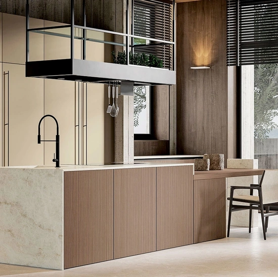 Cucina Moderna con isola Daytona Game di Arrex