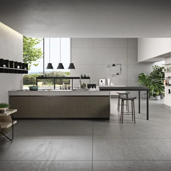 Cucina Moderna lineare DJ 02 in melaminico di Dibiesse