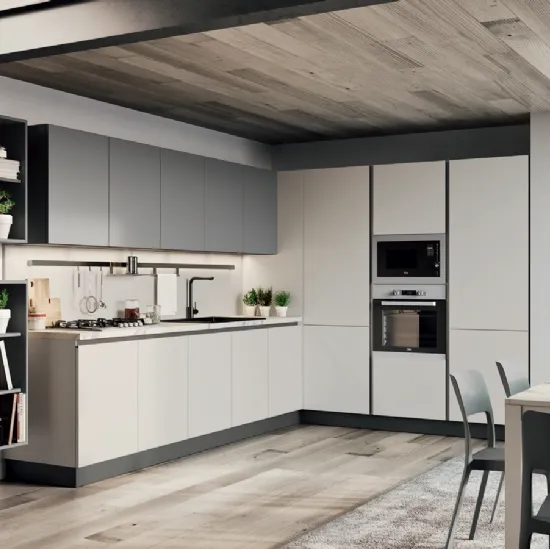 Cucina Moderna ad angolo Easy 014 di Ar-due