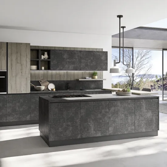 Cucina Moderna con penisola Easy 002 di Ar-due