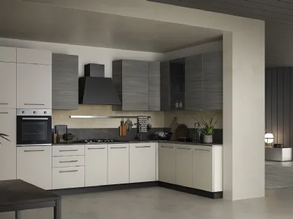 Cucina Moderna ad angolo in Pet Easy 031 di Ar-due