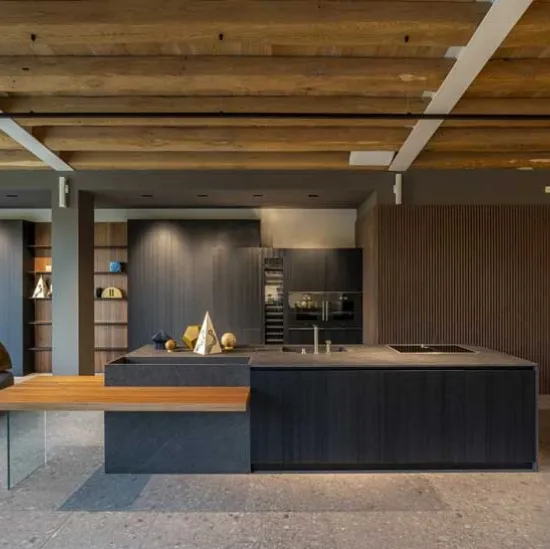 Cucina Moderna lineare in essenza di rovere Filo 01 di Dibiesse